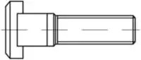 Din 787 T-nutenschraube M16x63 Stahl 8.8 Blank 10 Stk