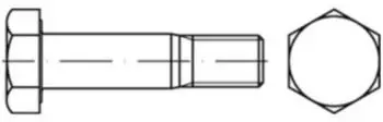 Reyher Sechskant-Passschraube EN 14399-8 HV M22x110 Stahl 10.9 feuerverzinkt (0468922110)