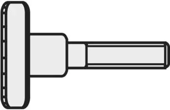 Toolcraft Rändelschrauben DIN 464 M3×10mm Stahl verzinkt (194769)