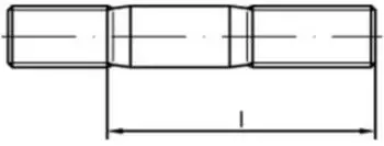 Reyher Stiftschraube DIN 835 M10x100 Stahl 5.8 (50 St&uuml;ck)