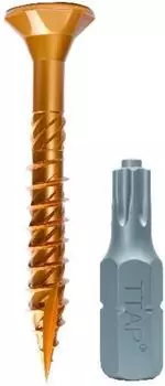 Engel E-Jet Senkkopfschraube 5,0x40 VG, verzinkt gelb, 500 Stk.
