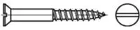 Din 97 Senkkopf-holzschraube 5x100 Edelstahl A2 Blank Schlitz 200 Stk