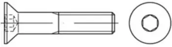 Reyher Senkschraube Innensechskant ISO 10642 M24x80 Edelstahl A4 (106429400240080)