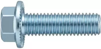 Reyher Sechskant-Flanschschraube mit Sperrverzahnung M16x70 Stahl blank (889331000160070)