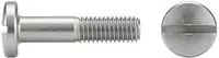 ISO 1580 Flachkopfschraube M2x6 Edelstahl A4 blank Schlitz 1000 Stk