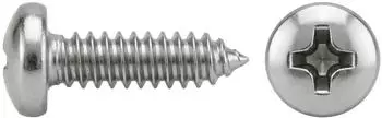 OEM Linsenkopf-Blechschraube ISO 7049 Form C-H, Stahl gehärtet, galv. verz., 5,5x45mm (070490190055045)