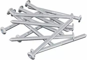 vidaXL Schrauben M6 x 85mm Stahl silber, 1200 Stk.