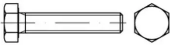 BUMAX Sechskantschraube Vollgewinde ISO 4017 A4-109 M8x25 (4017A408025109)