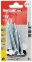 fischerwerke 532749, fischerwerke fischer Fensterrahmenschraube FFS 7,5 x 72...