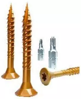 Engel E-Jet Spanplattenschraube 6,0x80 TG Senkkopf verzinkt gelb T30 (133988)