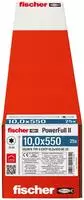 FISCHER 562978, Fischer 562978 FPF II CHTF 10,0 x 550 BC 25 Holzschraube 10 mm 550 mm