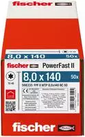 Fischer 566335, Fischer Holzbauschrauben PowerFast II Tellerkopf mit Innenstern TX,