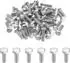 LuxusKollektion Sechskantschrauben M6x16mm, verzinkter Stahl, 100 Stück