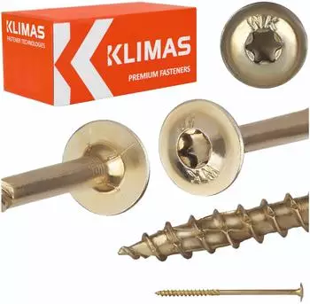 KLIMAS WKCP Tellerkopfschrauben Holz TORX