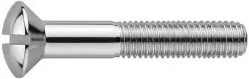 Reyher Linsensenkschraube ISO 2010 M5x80 Stahl 4.8 galvanisch verzinkt Schlitz