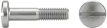 REYHER Flachkopfschraube Schlitz M4x50 Edelstahl A4 (ISO 1580)