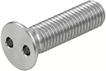 REYHER Diebstahlhemmende Senkkopfschraube M5x20 Edelstahl A2 Zweiloch (88112)