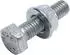 Protektor Sechskantschraube M8.8 M8×30 SW13, A1 silber, 100 Stück