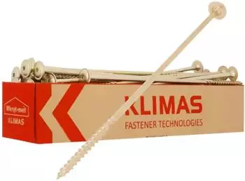 KLIMAS Holzbauschraube Tellerkopf TX40 8x480mm verzinkt (WKCP)