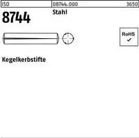 Kegelkerbstift ISO 8744 6 x 50 Stahl