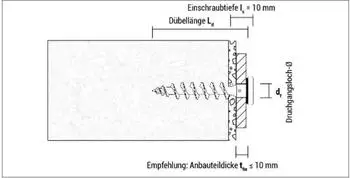 Celo Isolierplattenschraube IPS-H 55, telegrau, 50 Stk. (9GR55IPSH)