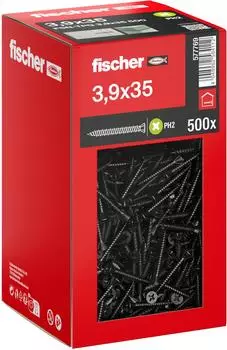 Fischer Gipsfaserplattenschraube 3,9x35 Senkkopf Vollgewinde PH2 (577769)