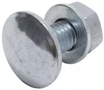 Protektor Flachkopfschraube M8 x 20mm SW13, Stahl silber, 100 Stück