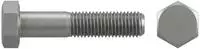 Sechskantschraube DIN 960 Schaft M10x1,25x100 8.8 100 St&uuml;ck
