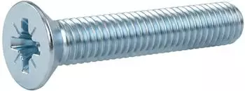Reyher Senkschraube Kreuzschlitz PZ M2,5x4 Stahl 4.8 galvanisch verzinkt (ISO 7046)