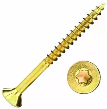 Dresselhaus Spanplattenschrauben 4,5x60mm Senkkopf Teilgewinde, 500 Stk. (42600-026)