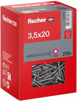 Fischer PowerFast II FPF CTF 3,5x20 Senkkopf TX20 Edelstahl A2 (577776)