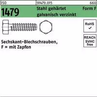 Blechschraube ISO 1479 Zapfen/6-kt 4,2x25 -F Stahl geh&auml;rtet galv.verz. 500St.