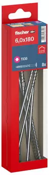 Fischer PowerFast II Spanplattenschraube 6,0x180 Tellerkopf TX30 verzinkt (578078)