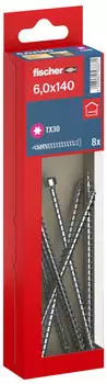 Fischer PowerFull FPF II CHTF Vollgewindeschraube 6,0x140 Zylinderkopf TX (578065)