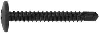 Index Selbstbohrschrauben Flachkopf mit Unterlegscheibe, PH, schwarz verzinkt 4,2x32, 500 St&uuml;ck (TAEN4232)