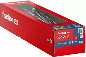 Fischer PowerFast II Spanplattenschraube 6,0x180mm Senkkopf TX30 verzinkt (578604)