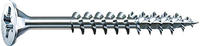 SPAX Spanplattenschraube SNK Pozidriv Teilgewinde - Stahl Wirox-Silber - 4.5x 45 mm