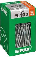 SPAX Schrauben Frankreich Univ Tftx "mit Box, 5 x 100 mm, T25 x 100 Stueck