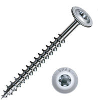 SPAX Holzbauschraube Tellerkopf Wirox-Silber mit Bewertung - 10x120 mm