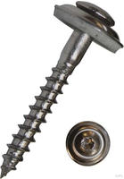 Spenglerschraube Edelstahl A2 mit Dichtscheibe &oslash; 15mm vormontiert - 4.5x 25 mm