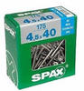 SPAX 4197000450406, SPAX Edelstahlschraube, 4,5 x 40 mm, 175 Stück,...