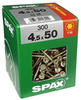 Spax 4191010450506, Spax Universalschrauben 4.5 x 50 mm TX 20 - 300 Stk.