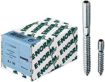 E-NORMpro Stockschrauben ST galZn ISR 25 M8x60 HP (100 Stück)
