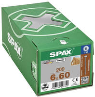 SPAX Holzbauschraube TK T-STAR plus Vollgewinde - Stahl Wirox-silber - 6.0x 60 mm