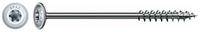 SPAX Holzbauschraube Tellerkopf 6 mm T-STAR plus Teilgewinde - Stahl Wirox-Silber -