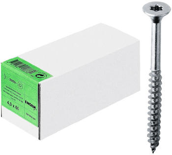 E-NORMpro Spanplattenschraube Edelstahl Senkkopf A2 T25 ISR 5 x 70/42 KP 100 Stück)
