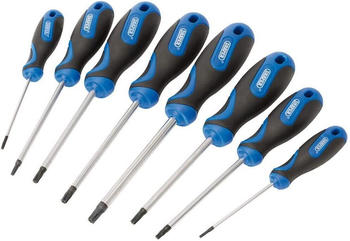 Draper 34251 Torx/Trx/Star Tamperproof Security Screwdriver/Driver Set, 8 Pieces
