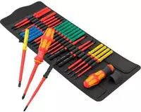 Wera Schraubendreher Kraftform Kompakt VDE Big Pack 1, Elektro VDE, Schlitz,...