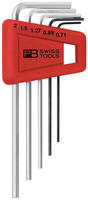 PB SWISS TOOLS SwissTools Winkelschraubendreher-Set im Kunststoffhalter 5-teilig