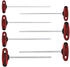 KS Tools ERGOTORQUEplus T-Griff RIBE Winkelstiftschlüssel-Satz 7-tlg M4-M10 (158.5050)